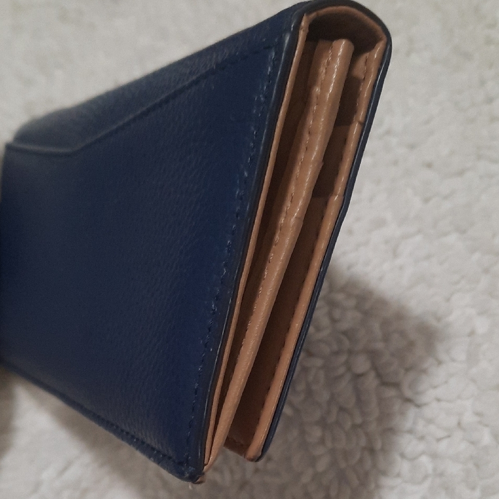 Nordstrom Midnight Blue Leather Wallet - Picture 8 of 10